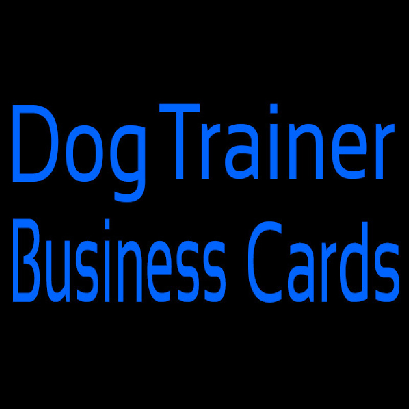 Dog Trainer 1 Neon Sign