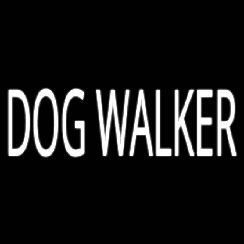 Dog Walker 1 Neon Sign