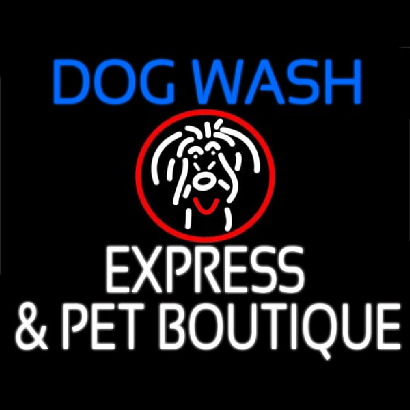 Dog Wash Neon Sign