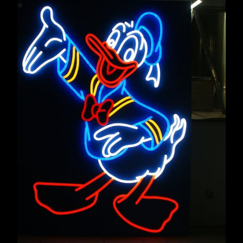 Donald Duck Neon Sign
