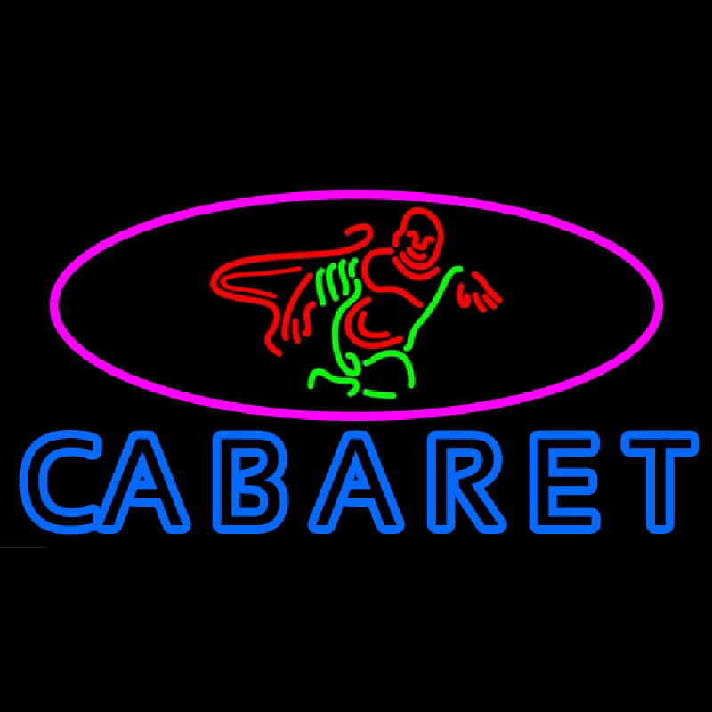 Double Stroke Cabaret Logo Neon Sign