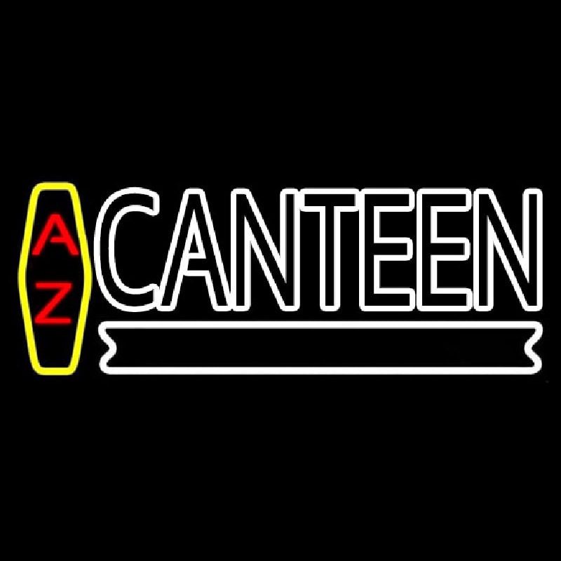 Double Stroke Canteen Neon Sign