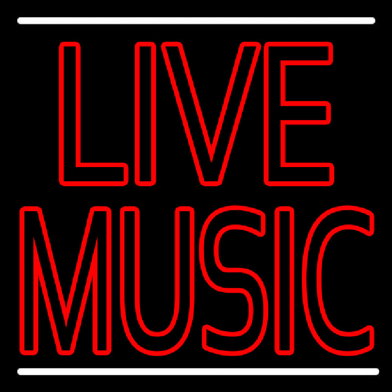 Double Stroke Live Music 2 Neon Sign