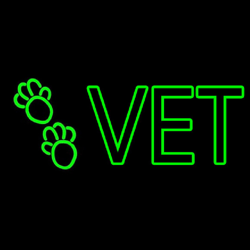 Double Stroke Vet Neon Sign