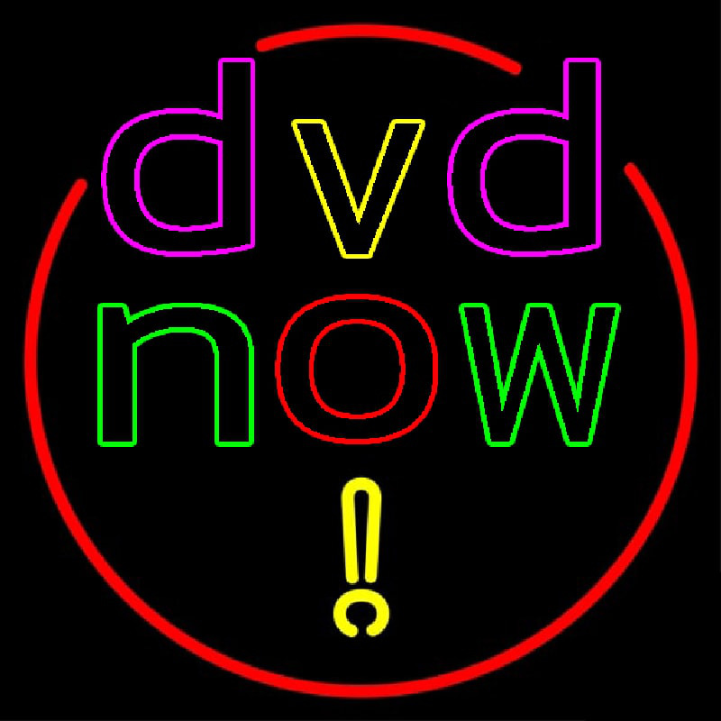 Dvd Now 2 Neon Sign