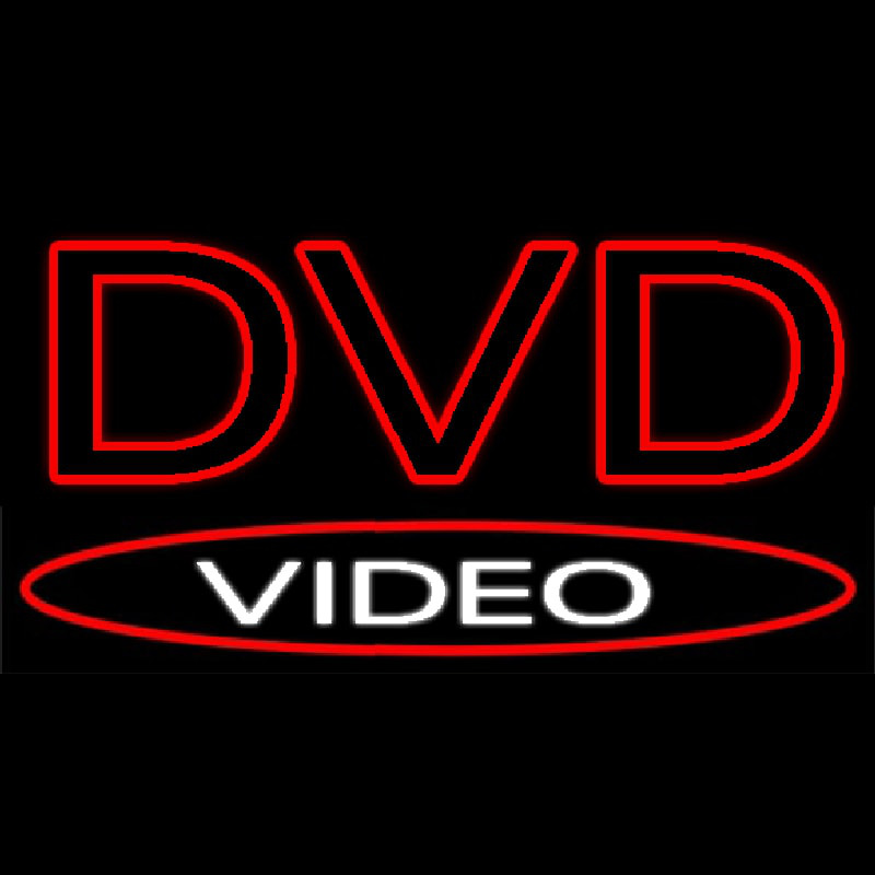 Dvd Video Neon Sign