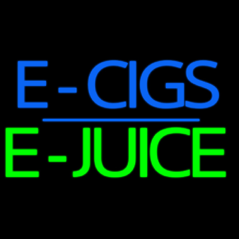 E Cigs E Juice Neon Sign