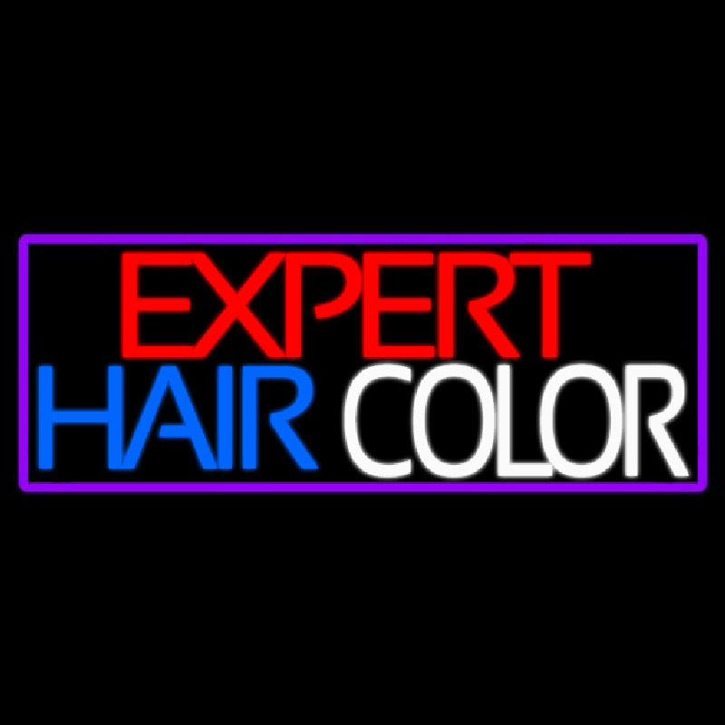 E pert Hair Color Neon Sign