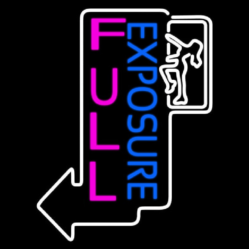 E posure Full Girl Logo Neon Sign