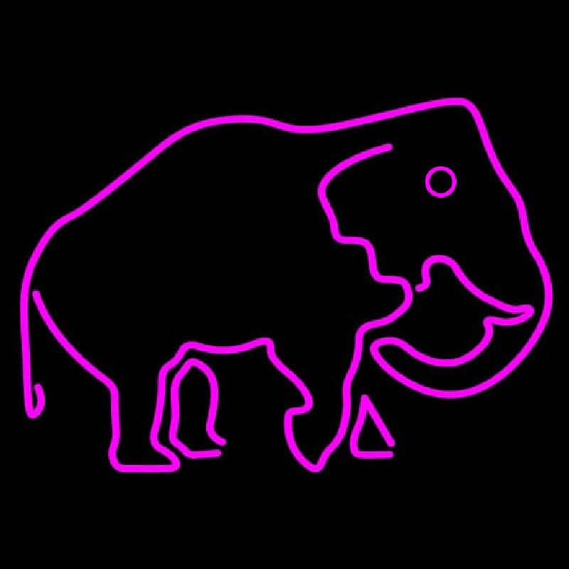 Elephant Neon Sign