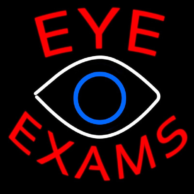 Eye E ams With Eye Logo Neon Sign