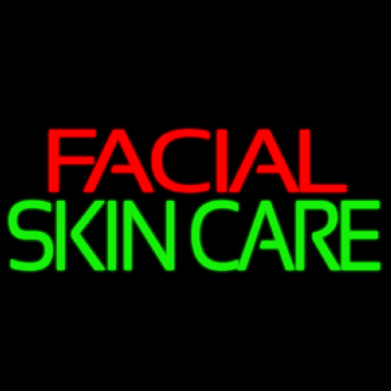 Facial Skin Care Neon Sign