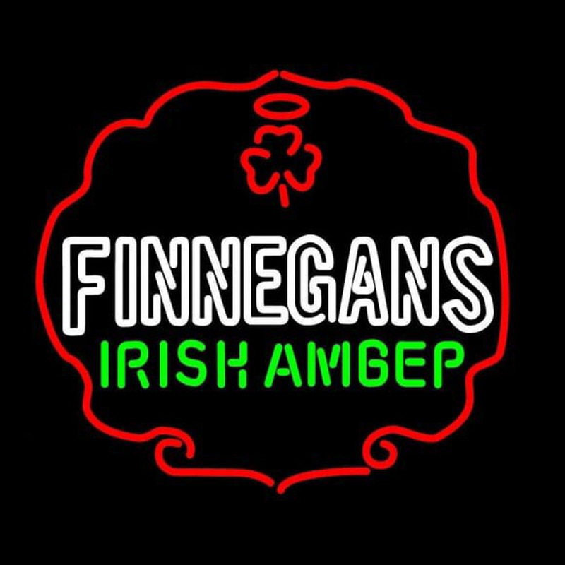 Finnegans Green Logo Beer Sign Neon Sign