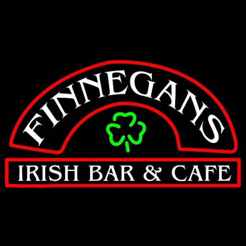 Finnegans Round Te t Beer Sign Neon Sign