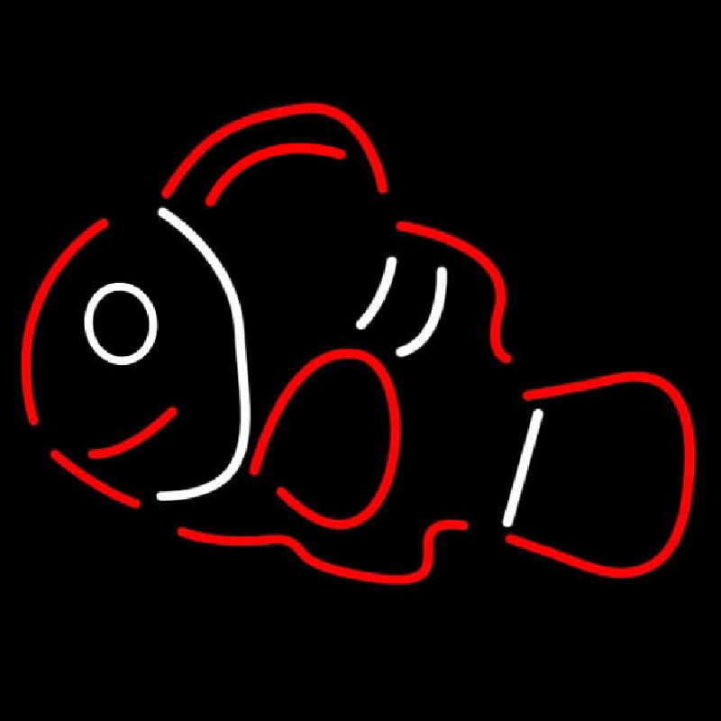 Fish Logo Neon Sign