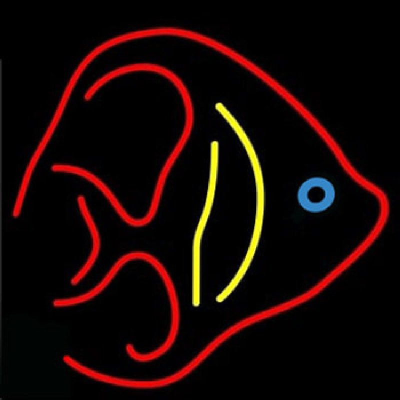 Fish Logo Seafood  Neon Sign