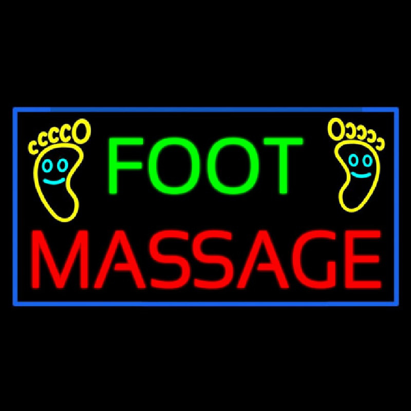 Foot Massage Neon Sign