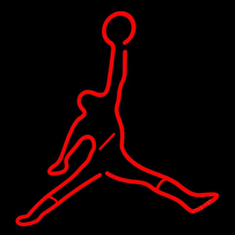 Football Player Playing Neon Sign