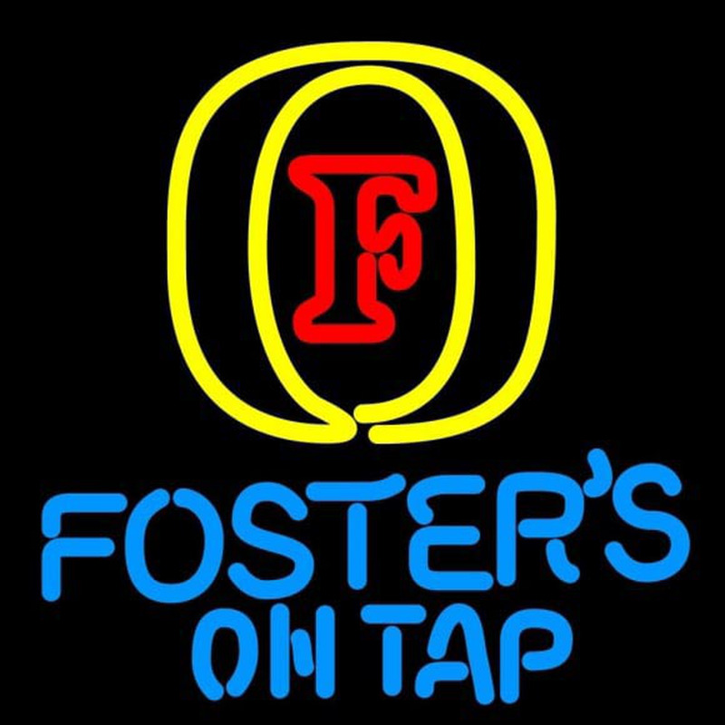 Fosters On Tap Beer Sign Neon Sign