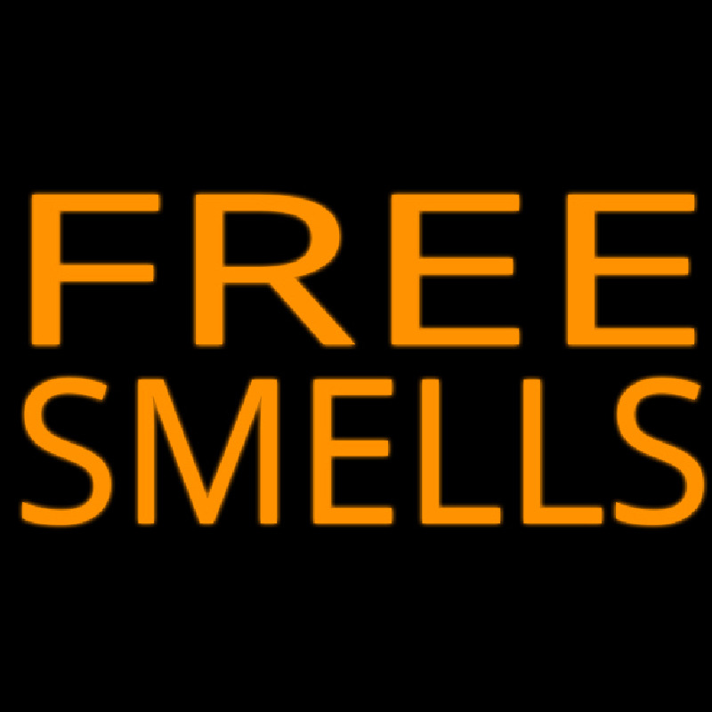 Free Smells Neon Sign