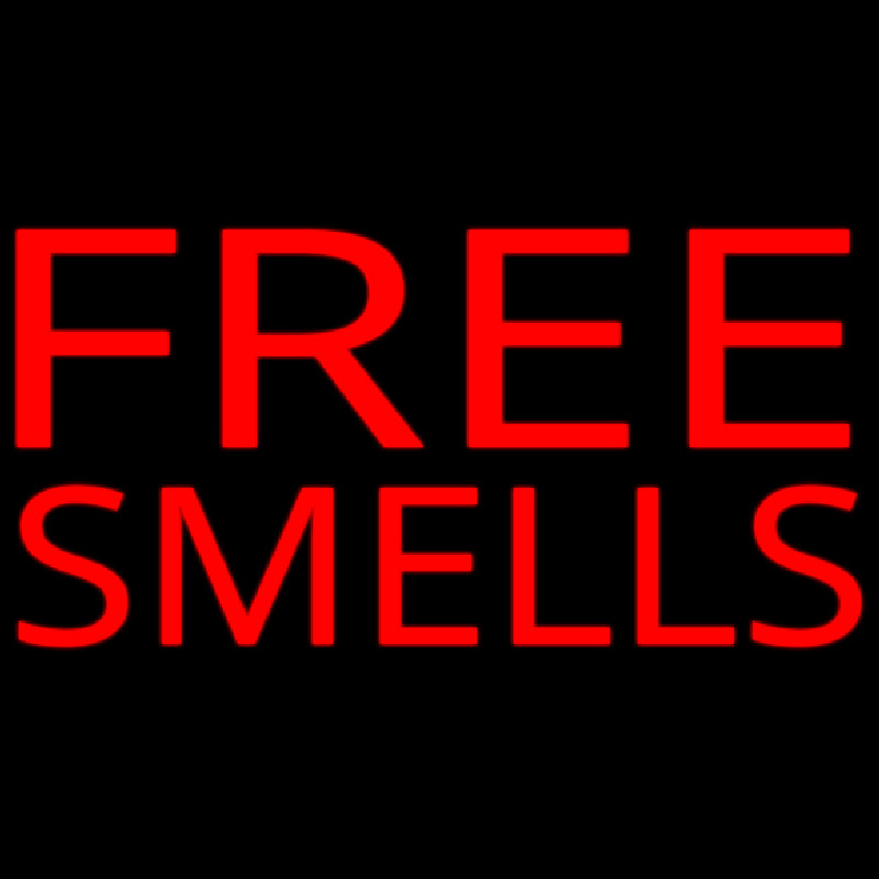 Free Smells Neon Sign