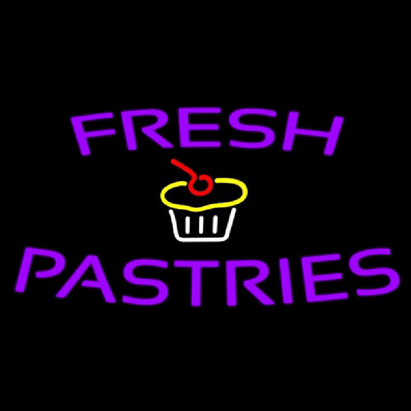 Fresh Pastries Neon Sign