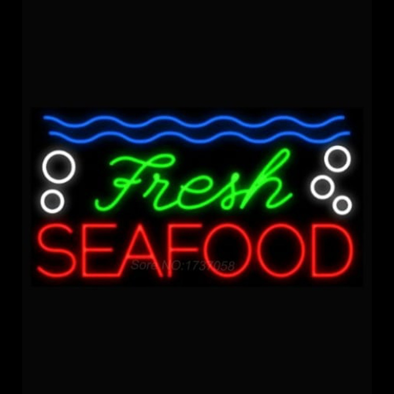 Fresh Seafood Neon Sign