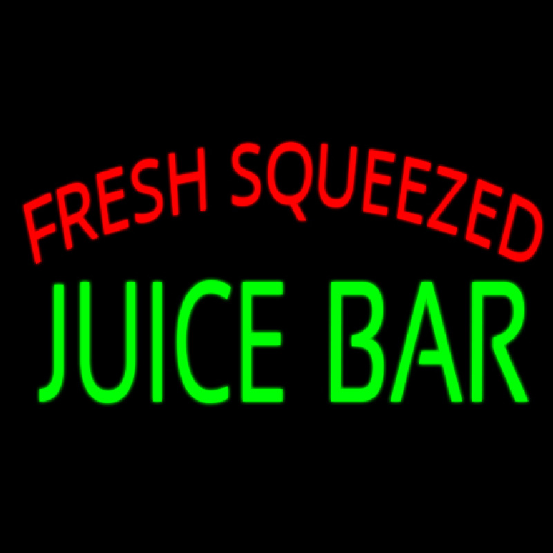 Fresh Squeezed Juice Bar Neon Sign