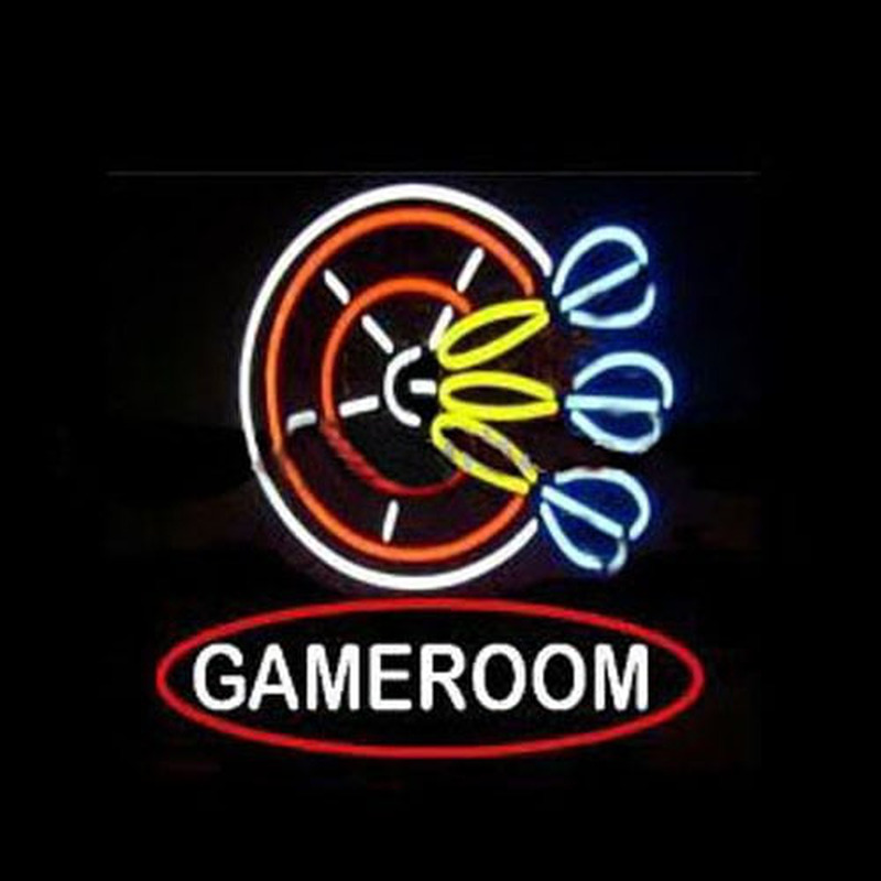 Gameroom Dart Neon Sign