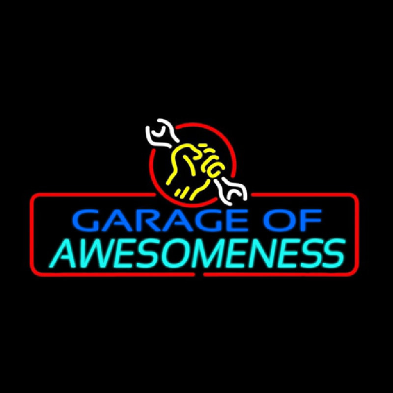 Garage Of Awesomeness Neon Sign