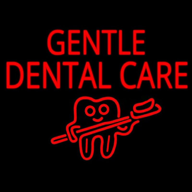 Gentle Dental Care Neon Sign