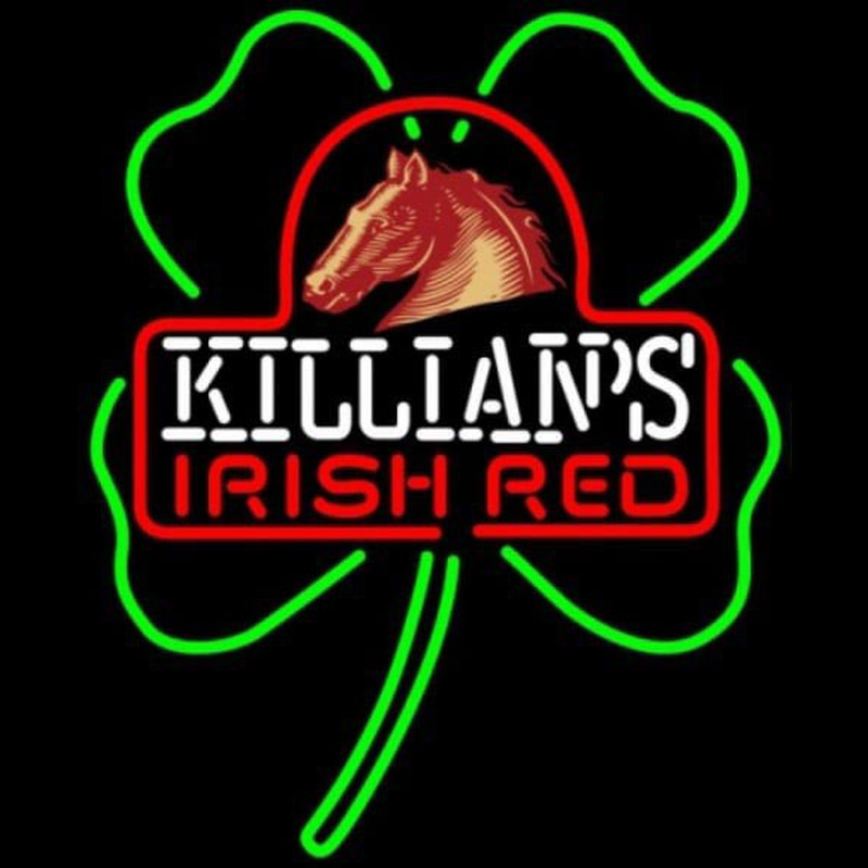 George Killians Irish Red Shamrock Beer Sign Neon Sign