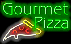 Gourmet Pizza Neon Sign