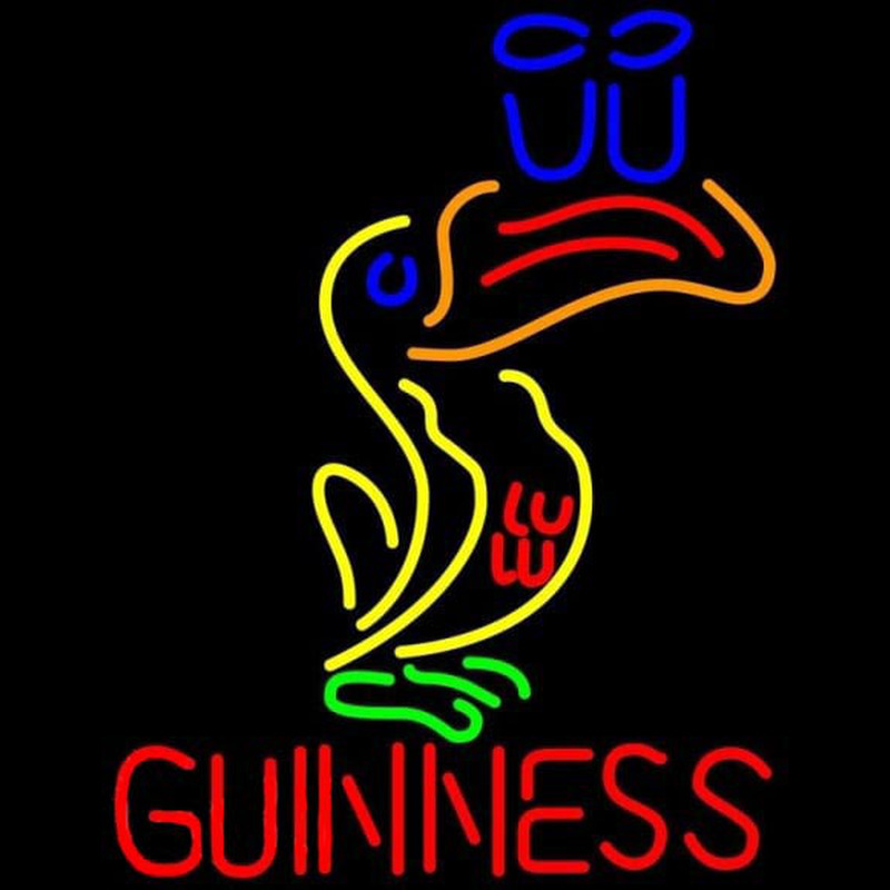 Great Looking Multicolored Guinness Beer Sign Neon Sign