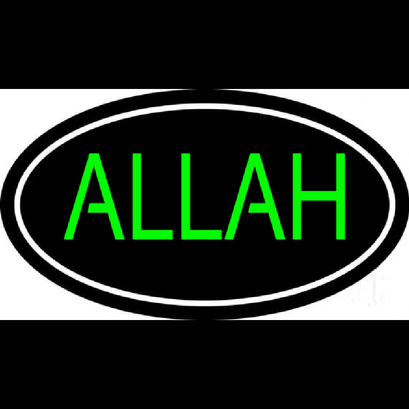 Green Allah Neon Sign