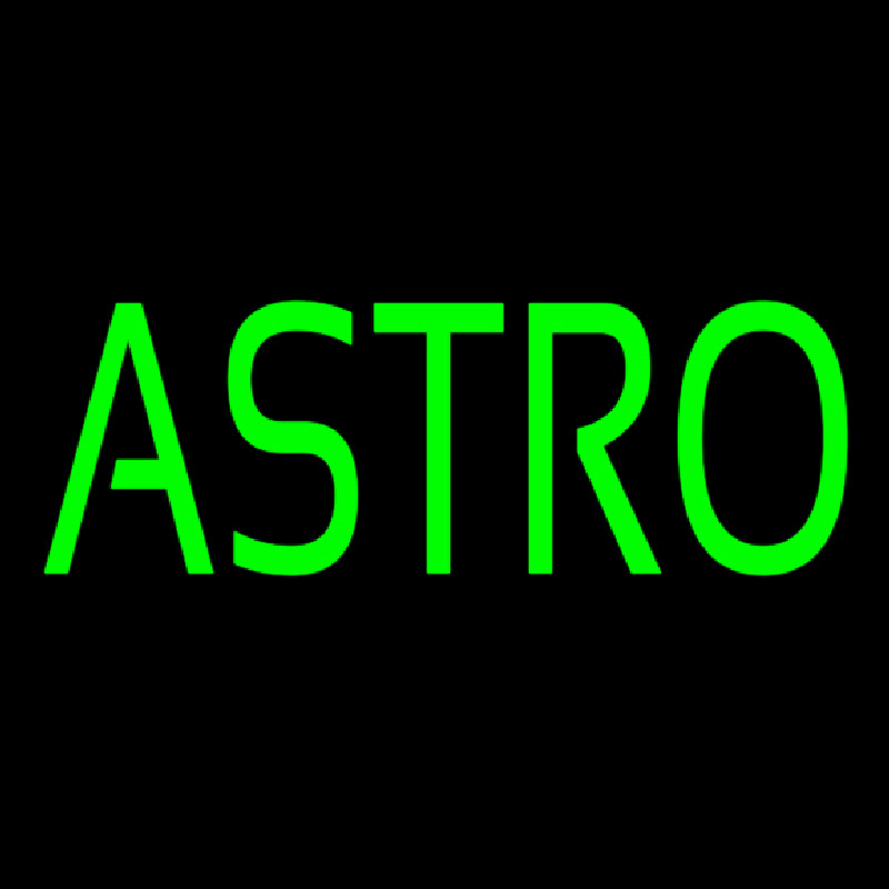 Green Astro Neon Sign