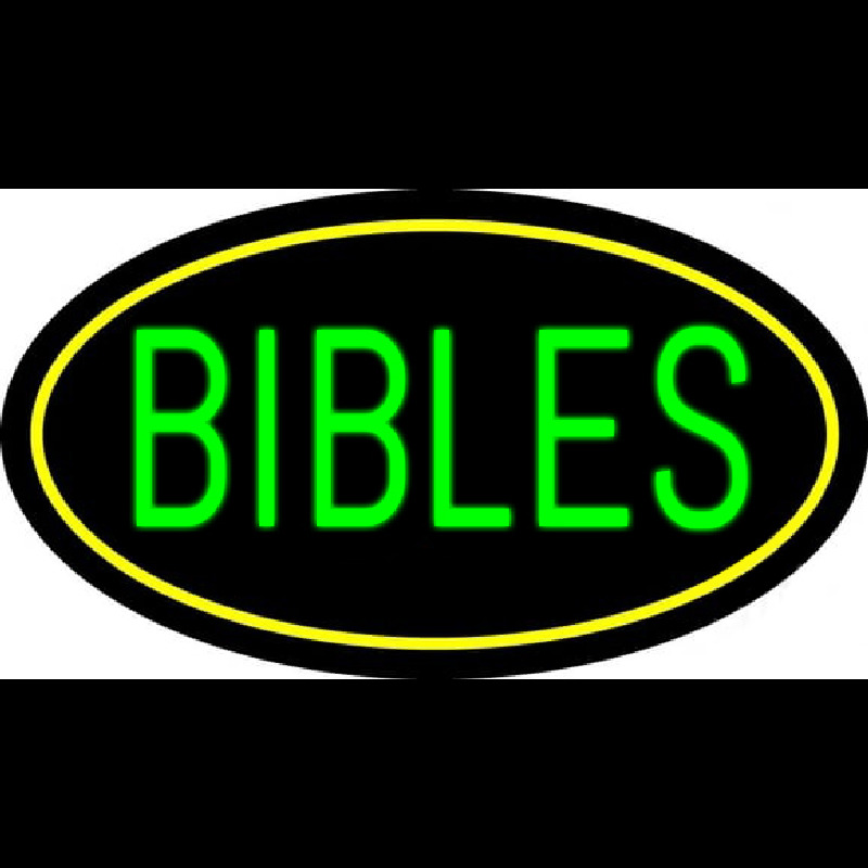 Green Bibles Neon Sign