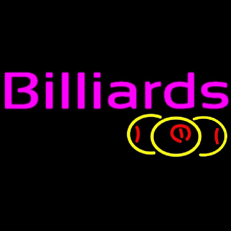 Green Billiards 1 Neon Sign