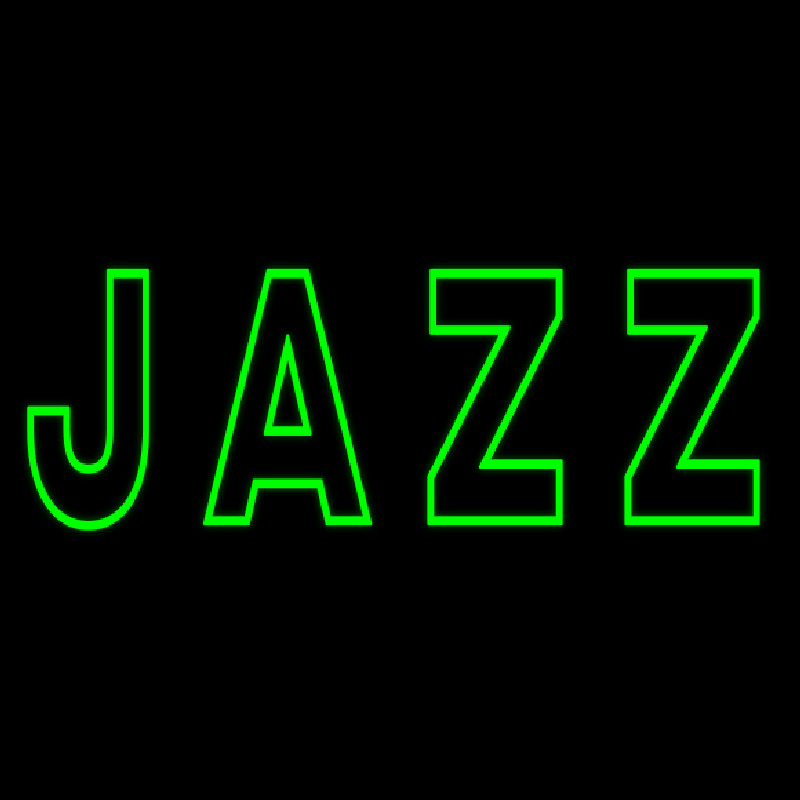 Green Jazz Block Neon Sign