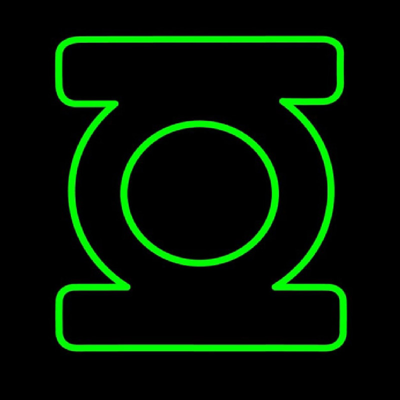 Green Lantern Neon Sign