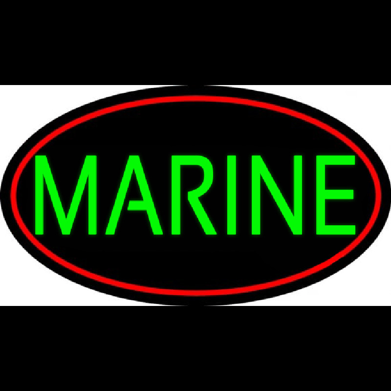 Green Marine Neon Sign