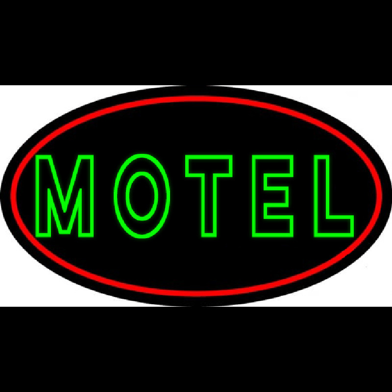 Green Motel Neon Sign
