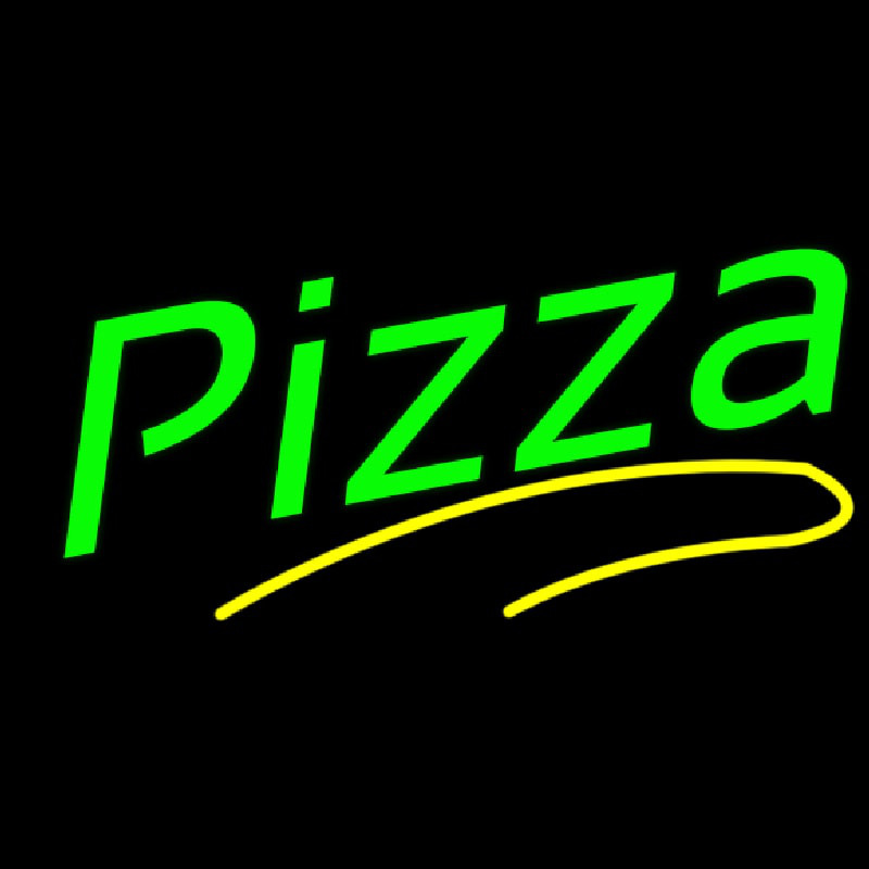 Green Pizza Neon Sign