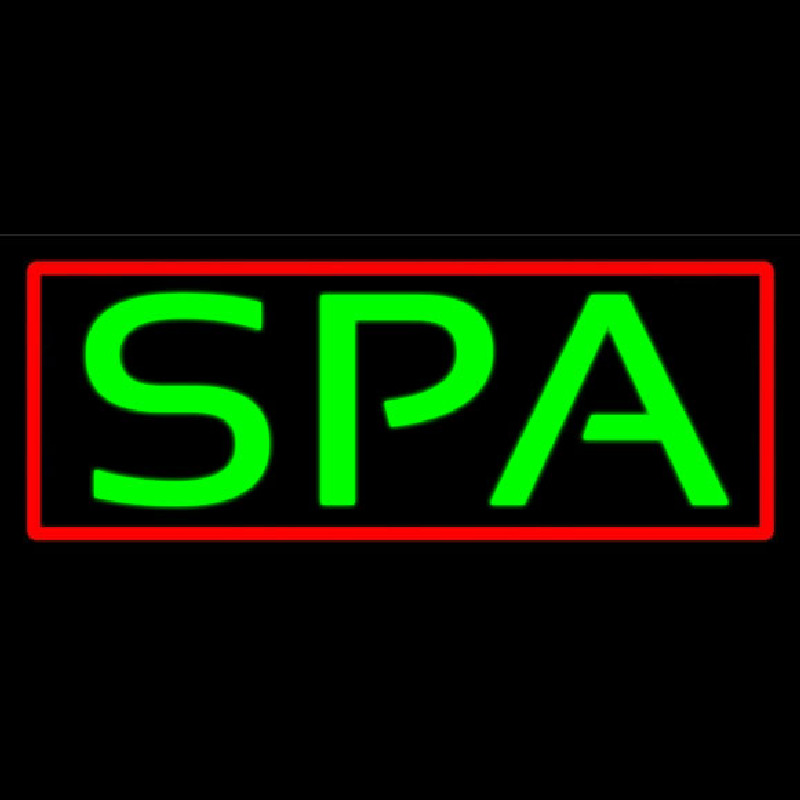 Green Spa Neon Sign