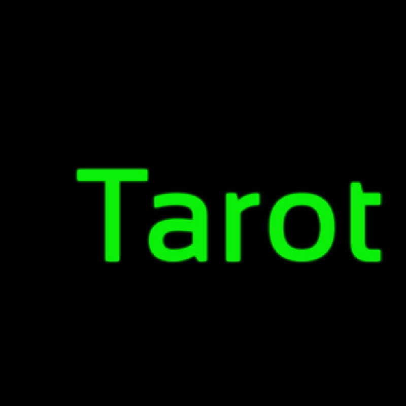 Green Tarot Neon Sign