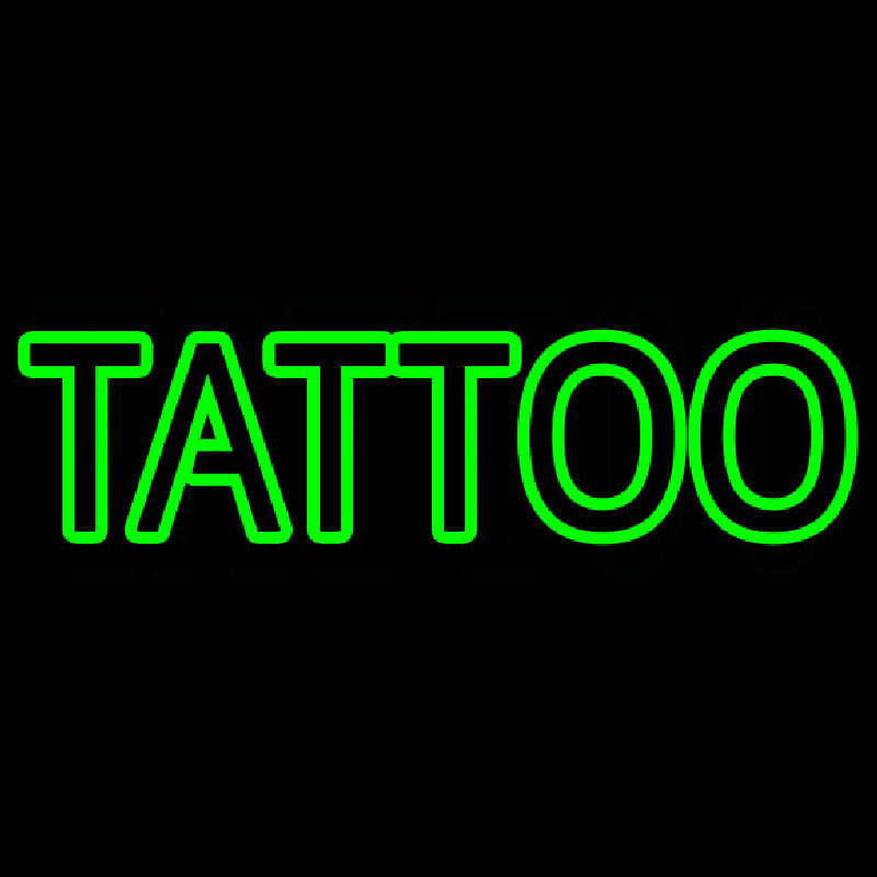 Green Tattoo Neon Sign