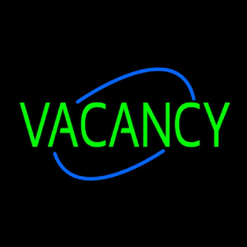 Green Vacancy Neon Sign