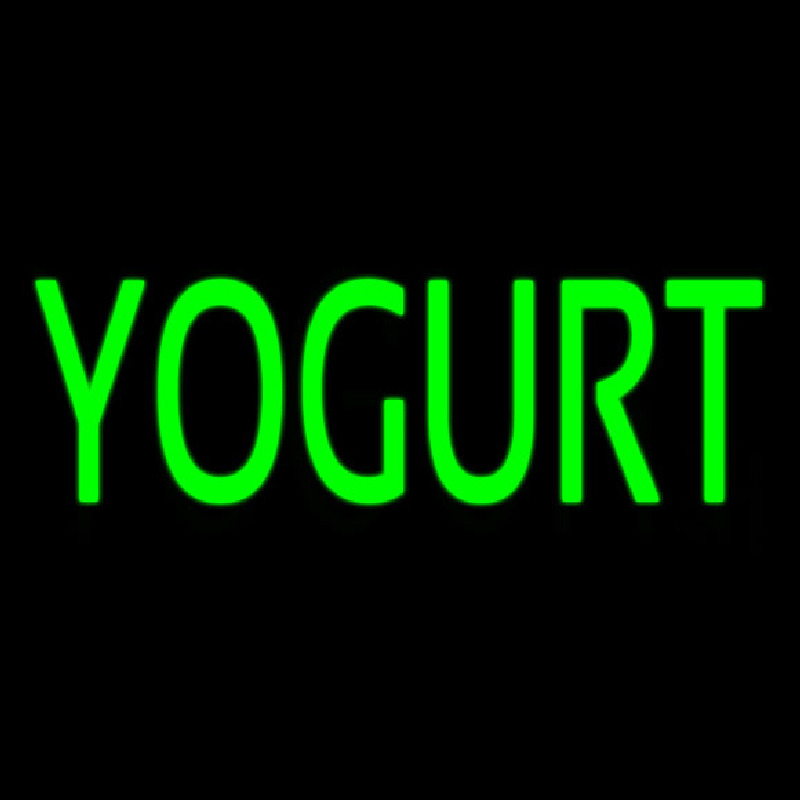 Green Yogurt Neon Sign