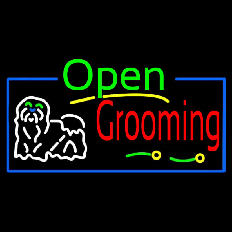 Grooming Neon Sign