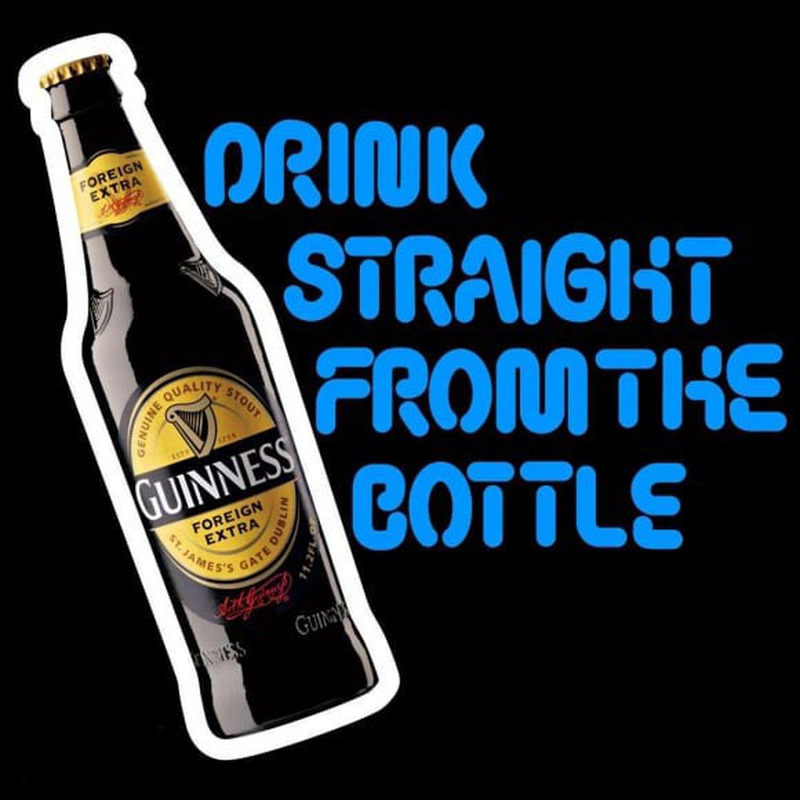 Guinness Bottole Beer Sign Neon Sign
